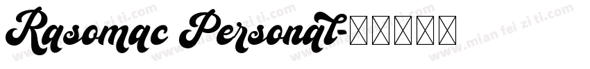 Rasomac Personal字体转换